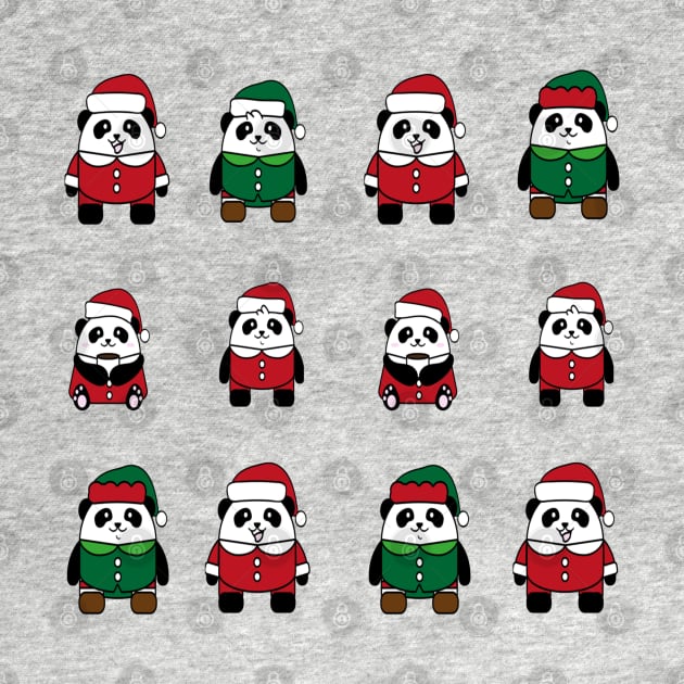 Christmas panda by BRIJLA